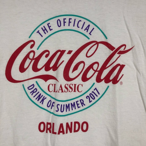 Coca-Cola Classic & Orlando Florida Tee 2017 SZ XL; Coke collectible tee - Picture 2 of 4